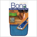 bona blue microfiber floor cleaning pad