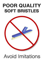 Imatation, poor quality, grout cleaning brush to avoid!