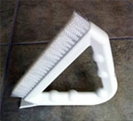 Triangle Grout Brush White